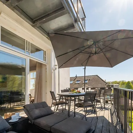 Schilfrohr Meerblick Kamin Sauna Apartment Sellin (Rugen)