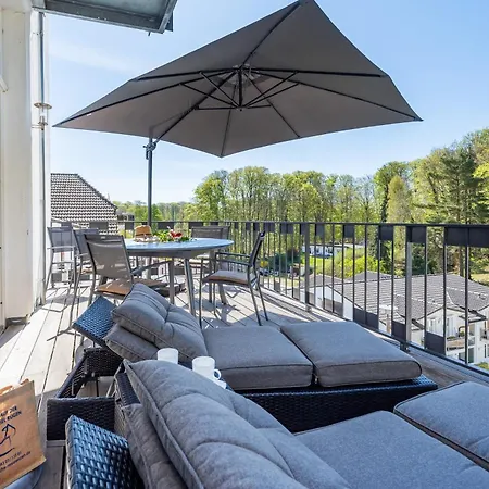 Ferienwohnung Schilfrohr Meerblick Pool Sauna Kamin Ruegen Strandnah Apartament *